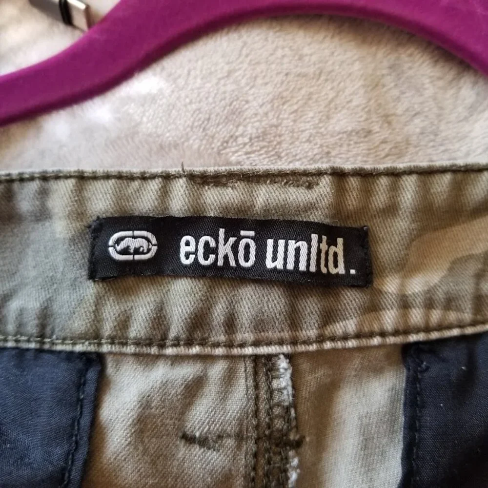 Ecko Unltd. Men's Shorts 36 Camouflage Cargo Vintage Y2K Pockets Camo Streetwear